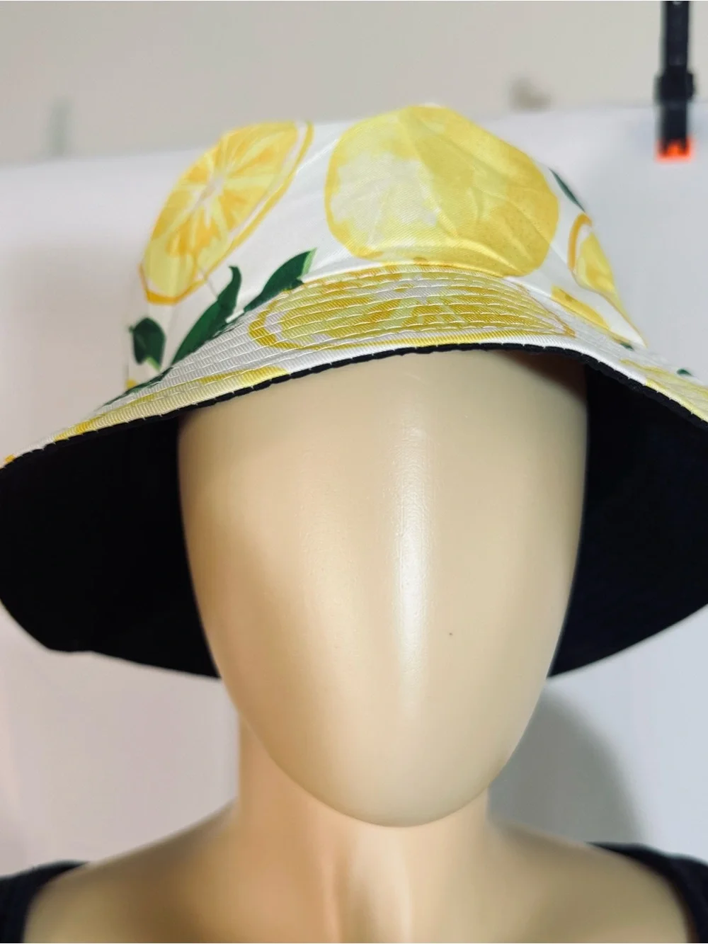 Women’s Lemon Print Bucket Hat - Yellow